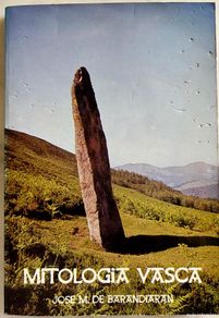 Libros de segunda mano: MITOLOGIA VASCA. JOSE M. DE BARANDIARAN. LIBRO 1979